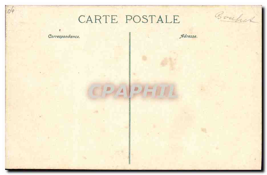 CPA Monaco Monte Carlo Facade du Casino Automobile — Verso