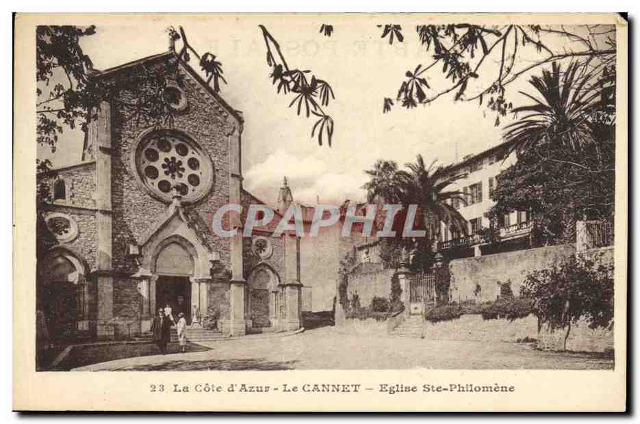 CPA Le Cannet Eglise Ste Philomene