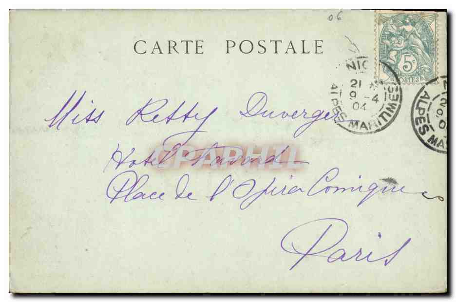 CPA Cimies Vue Generale — Back
