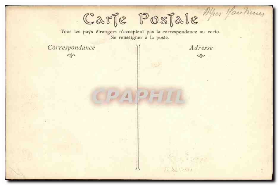 CPA Contes — Rückseite