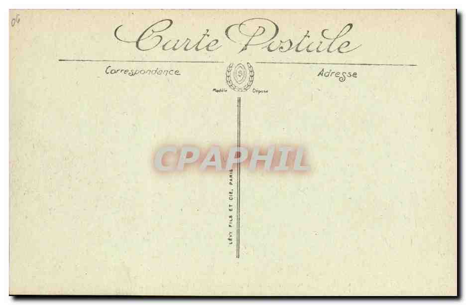 CPA La Cannet Cottage Marjolaine et boulevard Gambetta — Rückseite