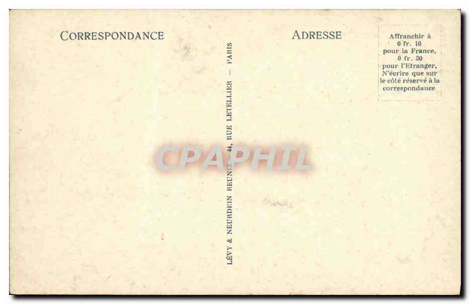 CPA Cote d azur Un coin du jardin — Rückseite