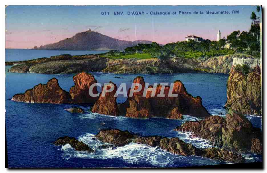 CPA Environs D Agay Calanque et Phare de la Beaumette