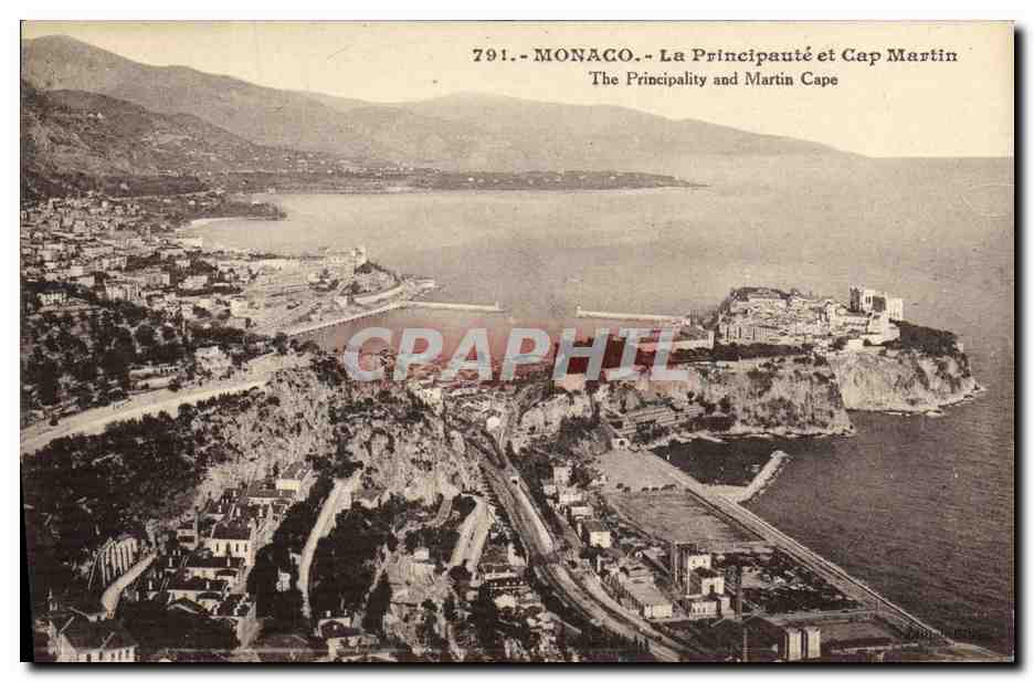 CPA Monaco La Principaute et Cap Martin 