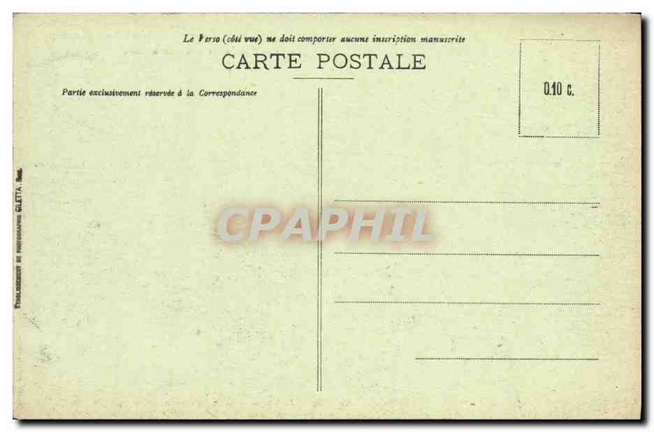 CPA Monaco La Principaute et Cap Martin  — Rückseite