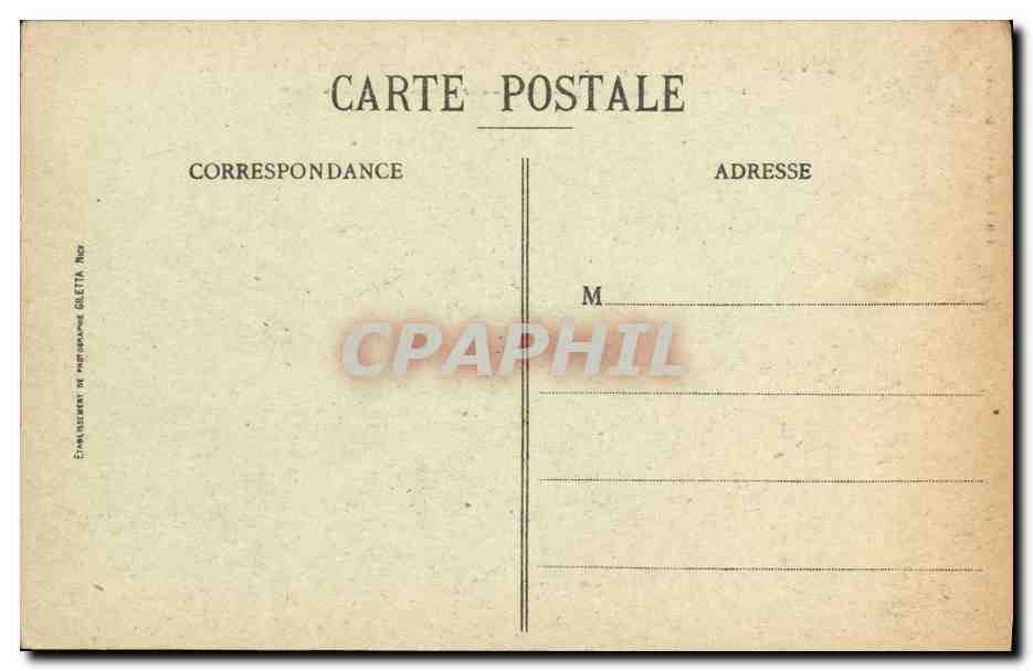 CPA Monaco Vue Prise au Rond Point de la Turbie  — Rückseite