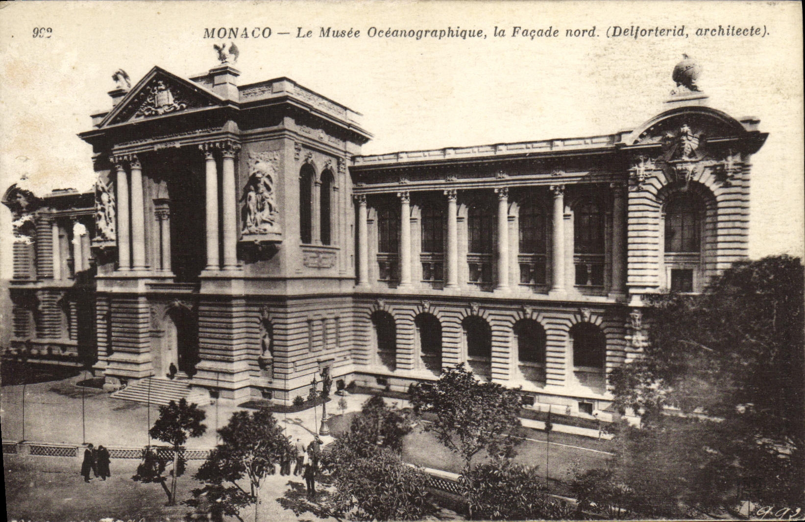 CPA Monaco Le Mustee Oceanographique la Facade Nord