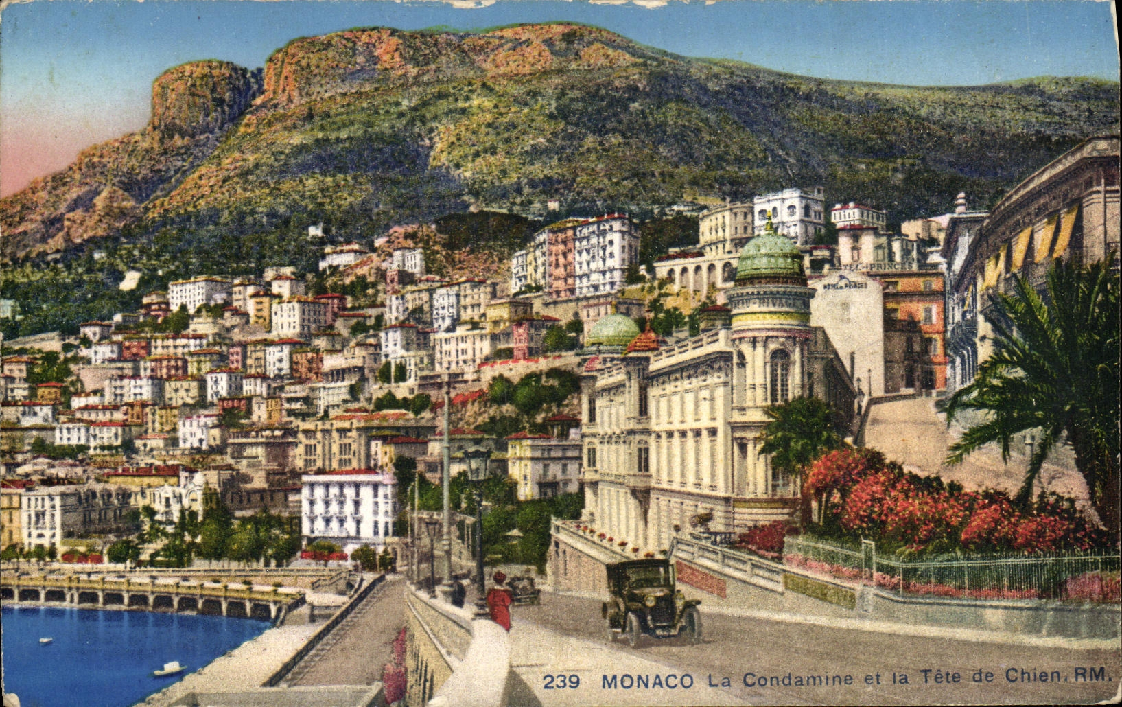 CPA Monaco La Condamine et la Tete de Chien 