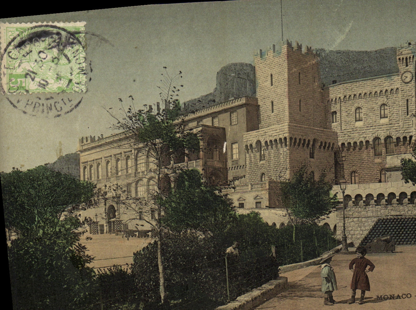 CPA Monaco Principaute Palais du prince