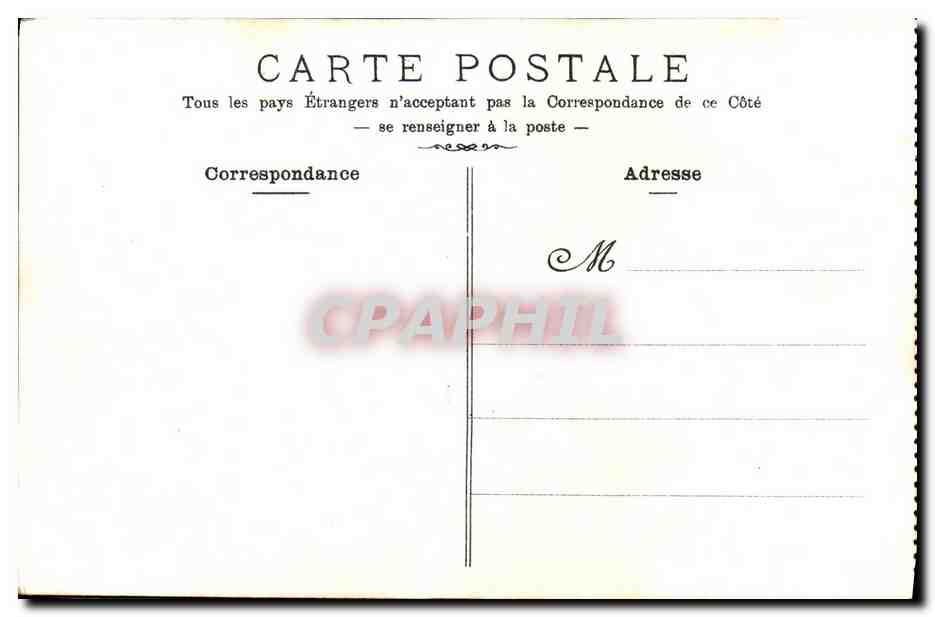 CPA Monaco Le Rocher Chateau du Prince de  — Verso