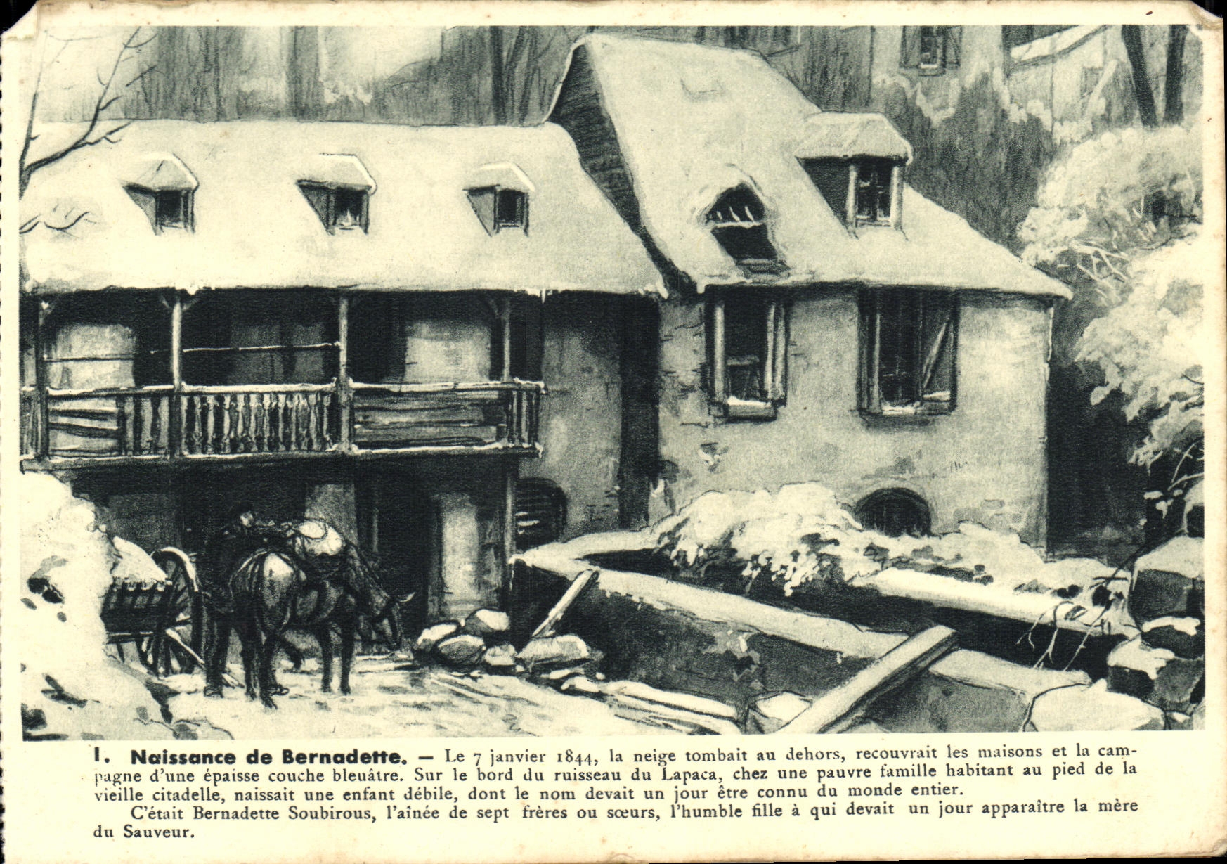 CPA Naissance de Bernadette