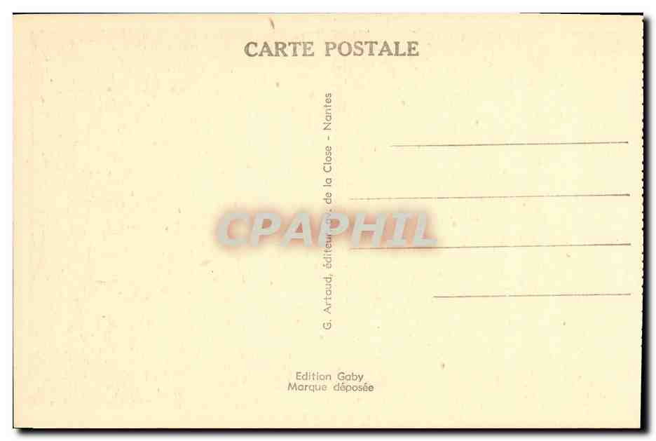 CPA Nevers La Cathedrale Saint Cyr — Rückseite