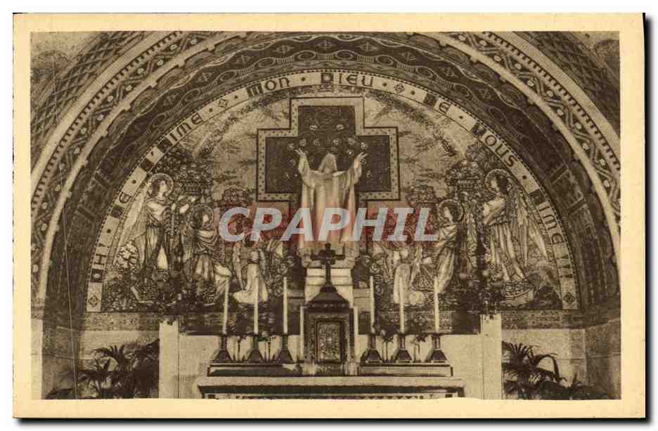 Basilique de Lisieux — Crypte, Mosaïque du Chœur — Édition C.B.J.T. Lisieux