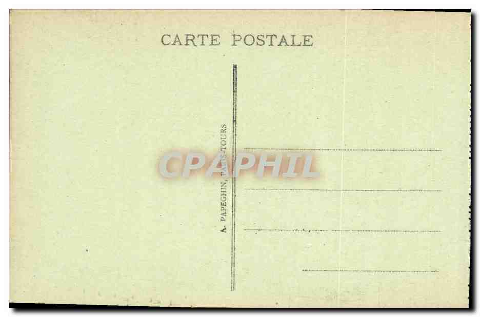 CPA Tours L Hotel de Ville — Rückseite