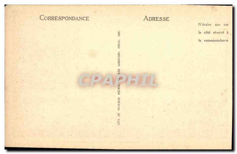 CPA Thones Vue Generale et la Chaine des Aravis — Rückseite