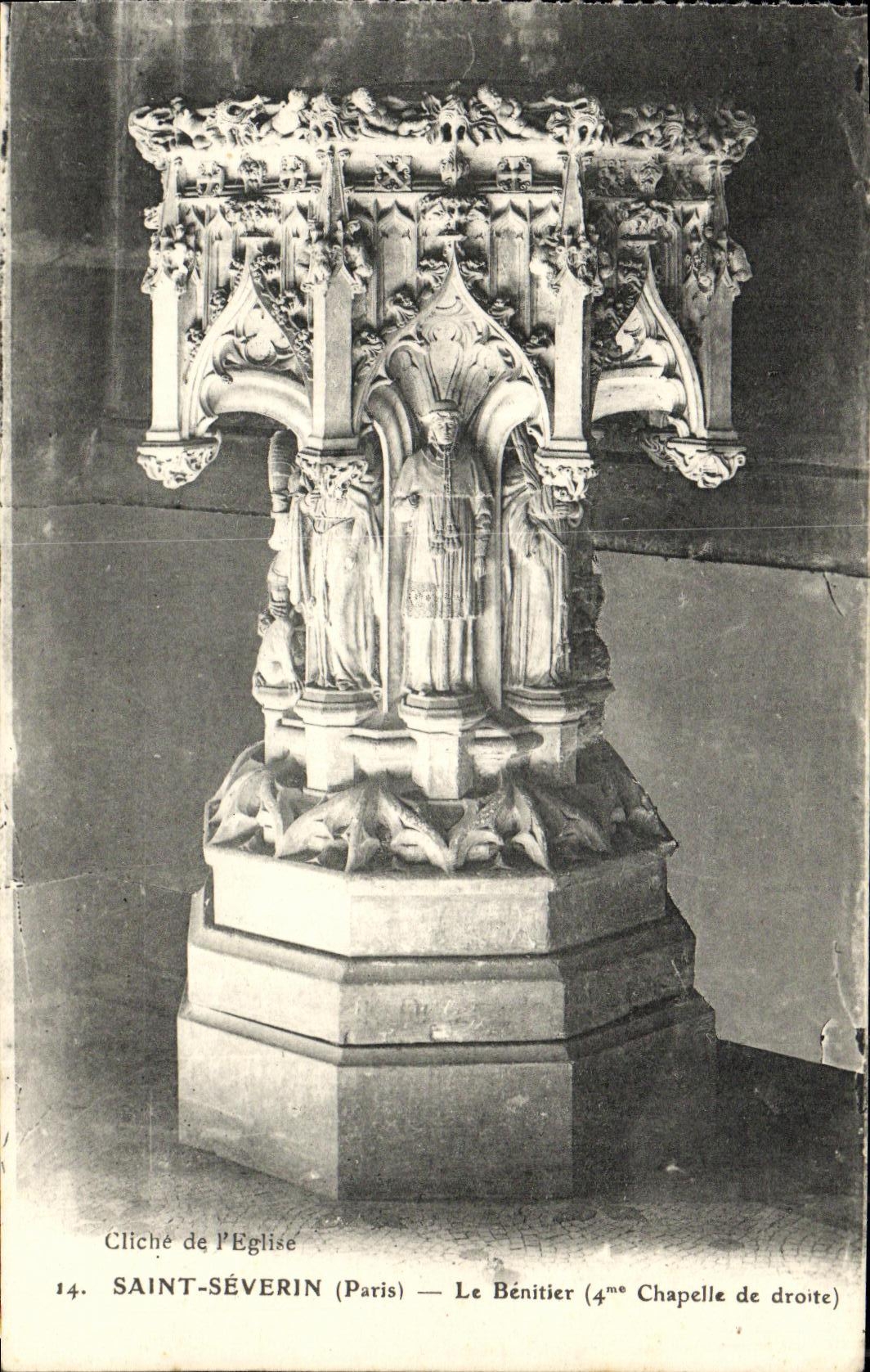 CPA Saint Severin Paris Le Benitier