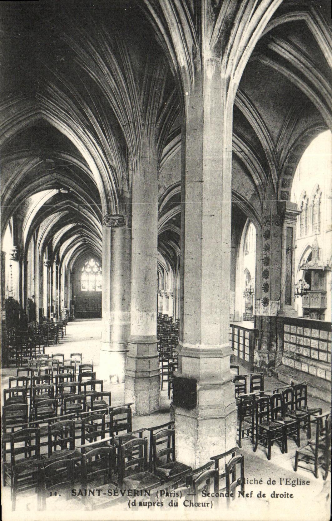 CPA Paris Saint Severin Seconde Nef de droite