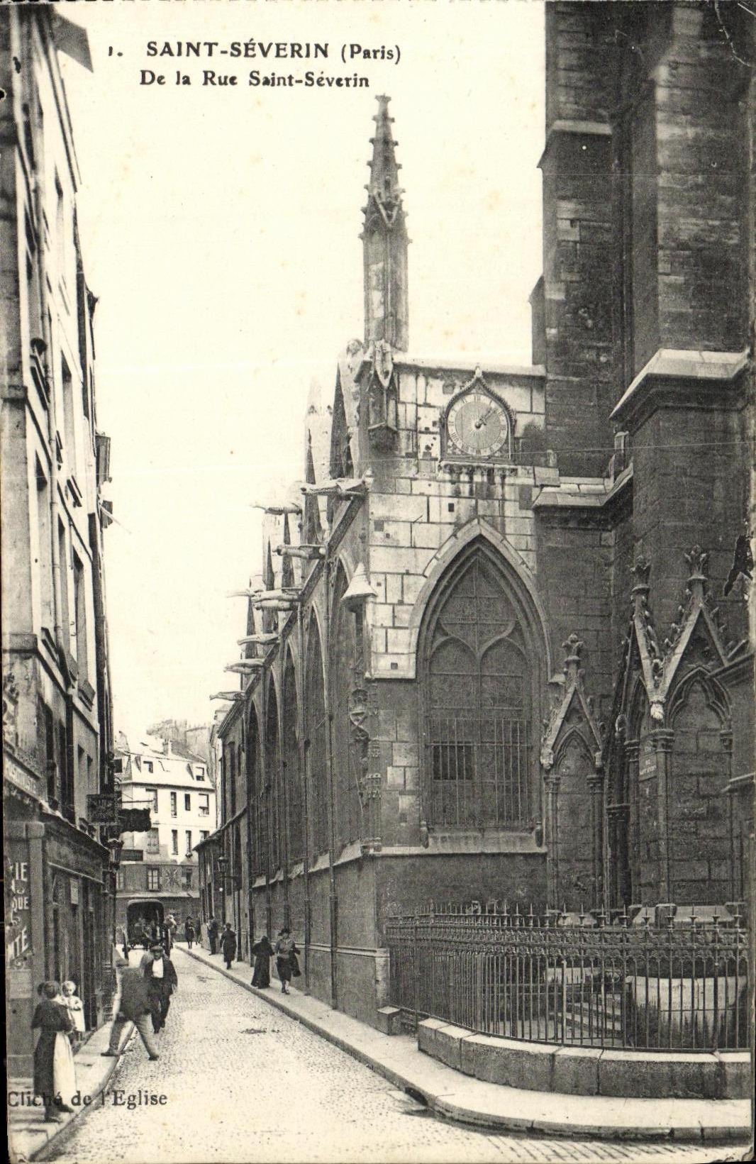 CPA Saint Severin De la Rue Saint Severin Paris 