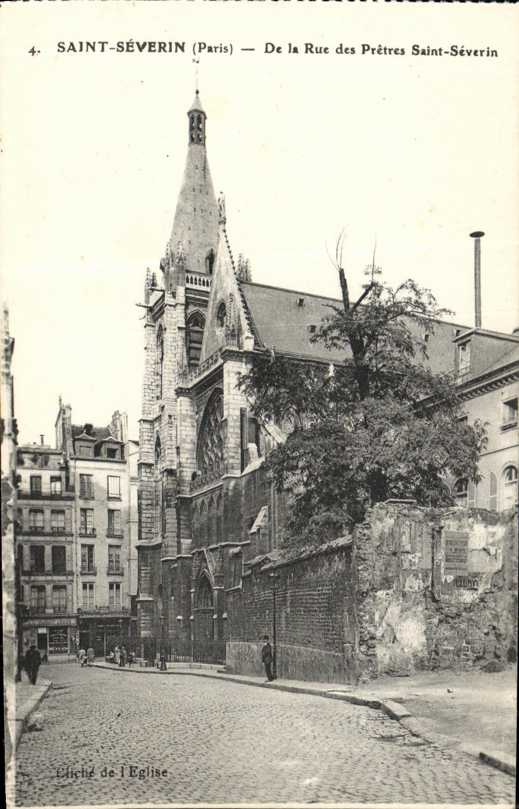 CPA Saint Severin de la Rue des Pretres Saint Severin Paris 