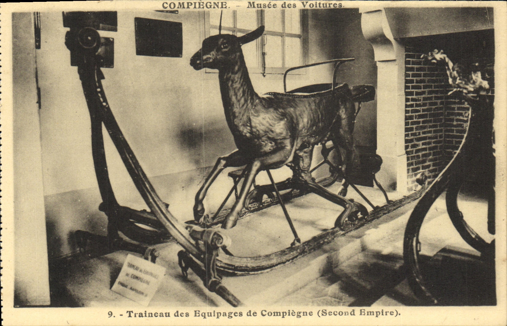 Compiegne - Musée des Voitures - Trainneau des Equipages de Compiègne (Second Empire)