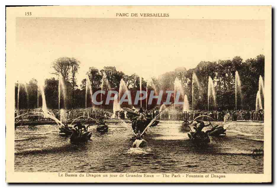 Parc de Versailles — Le Bassin du Dragon — Édition Musées de France, n° 153