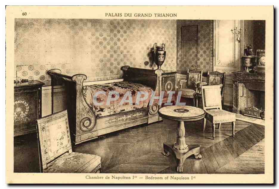 CPA Palais du Grand Trianon Chambre de Napoleon ler Versailles
