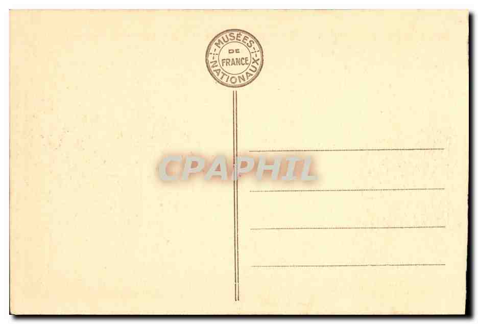 Palais de Versailles — Façade du Palais — Éditeur non identifié, n° de série 3 — Verso