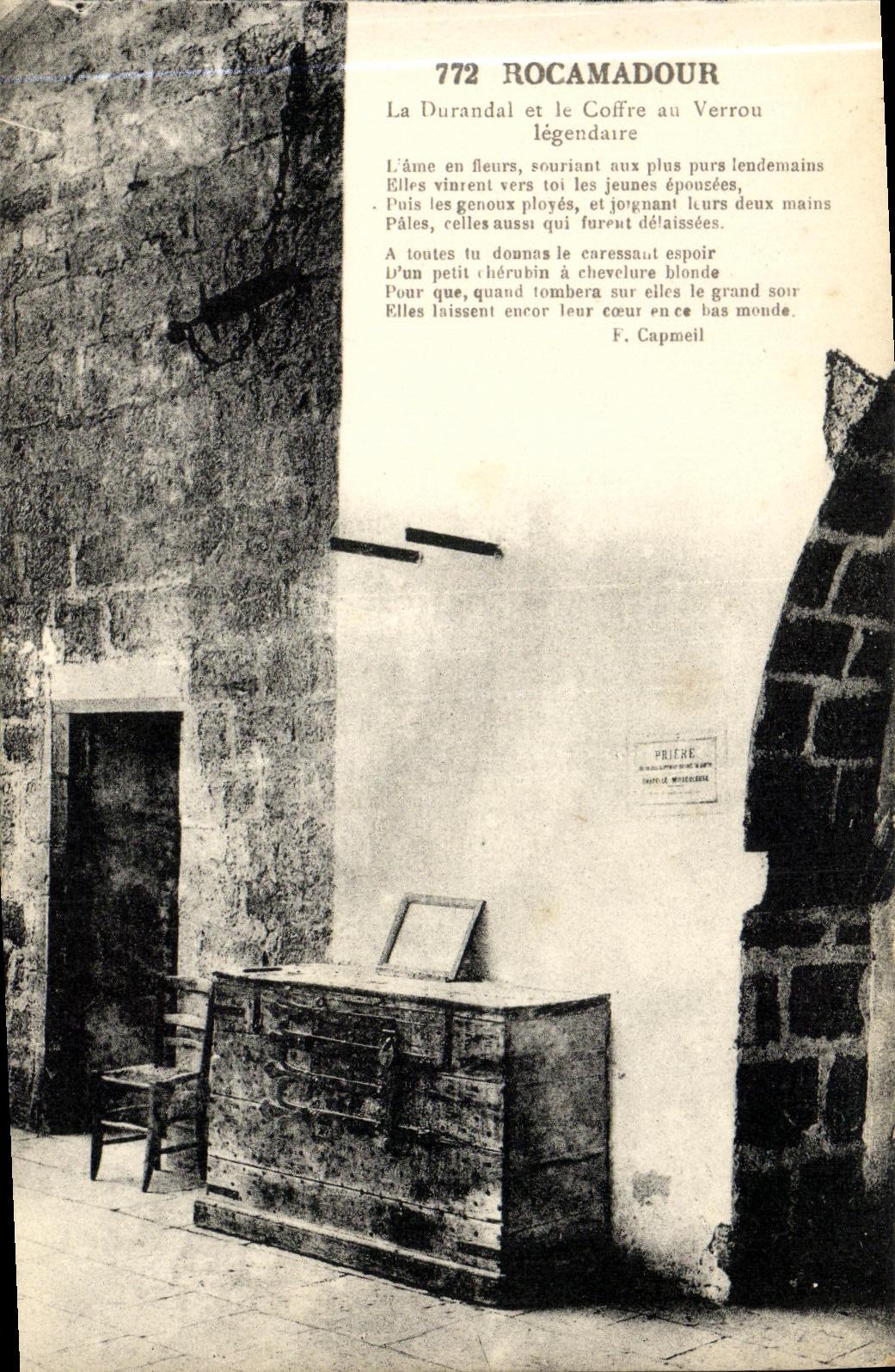 Rocamadour — Le Durandal et le Coffre au Verrou — Librairie de la Carte Postale (Lot)