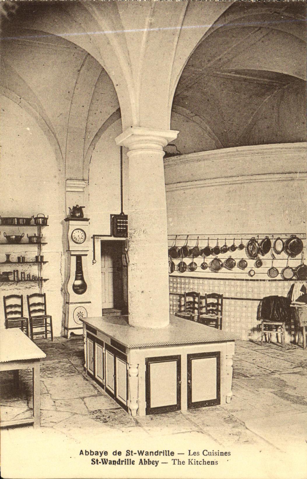 CPA Abbaye de St Wandrille Les Cuisines