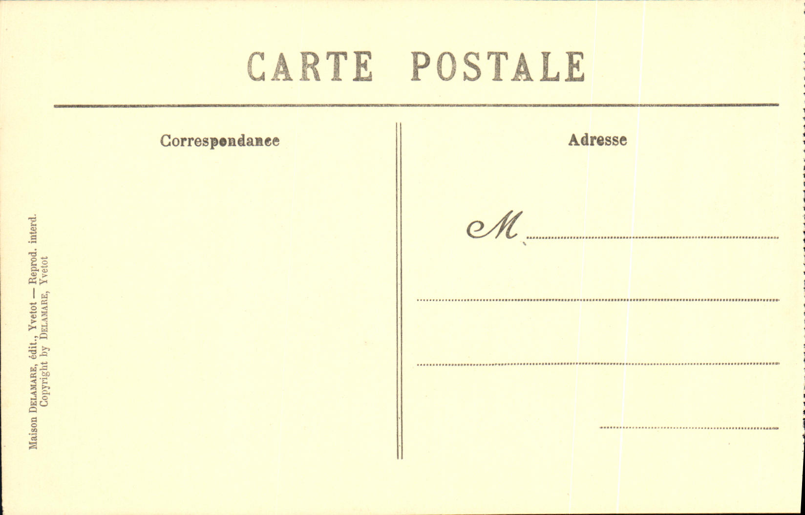 CPA Abbaye de St Wandrille Le Cabinet de travall de Maurice Maeterlinck Bibliotheque — Rückseite