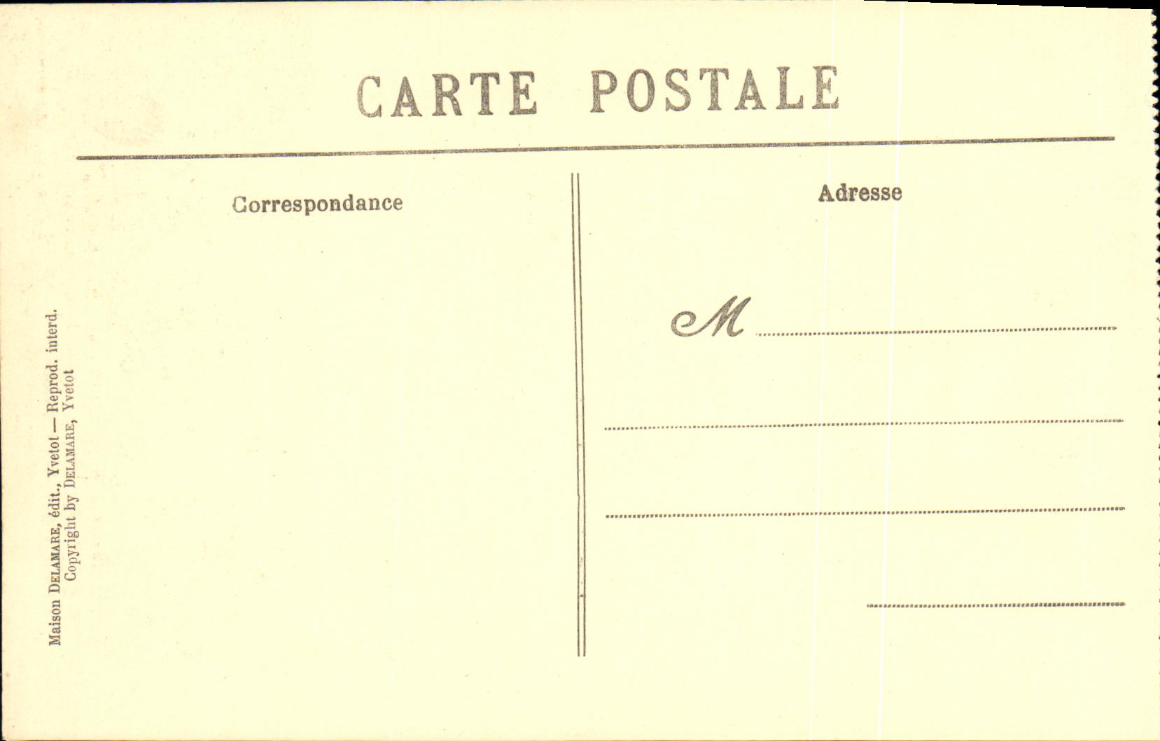 CPA Abbaye de St Wandrille Dans le Cloitre La Porte de l Eglise et N D de Fontanelle — Rückseite