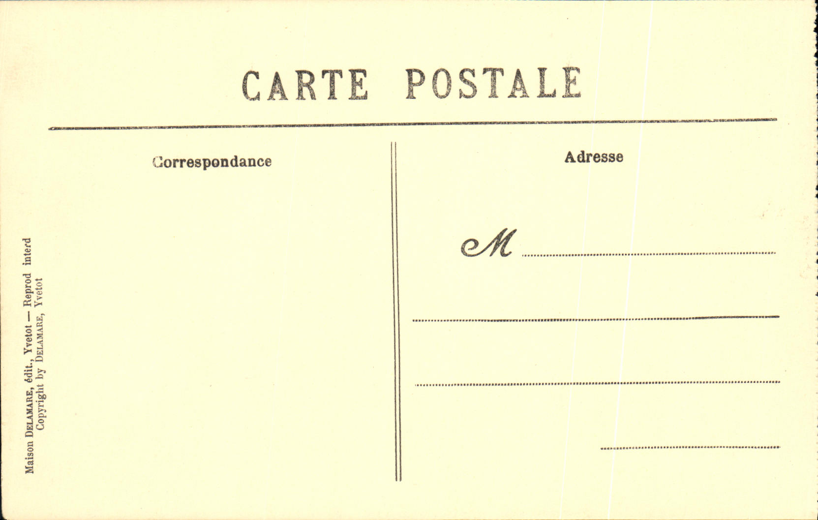 CPA Abbaye de St Wandrille La Grand Porte Louis XV — Rückseite