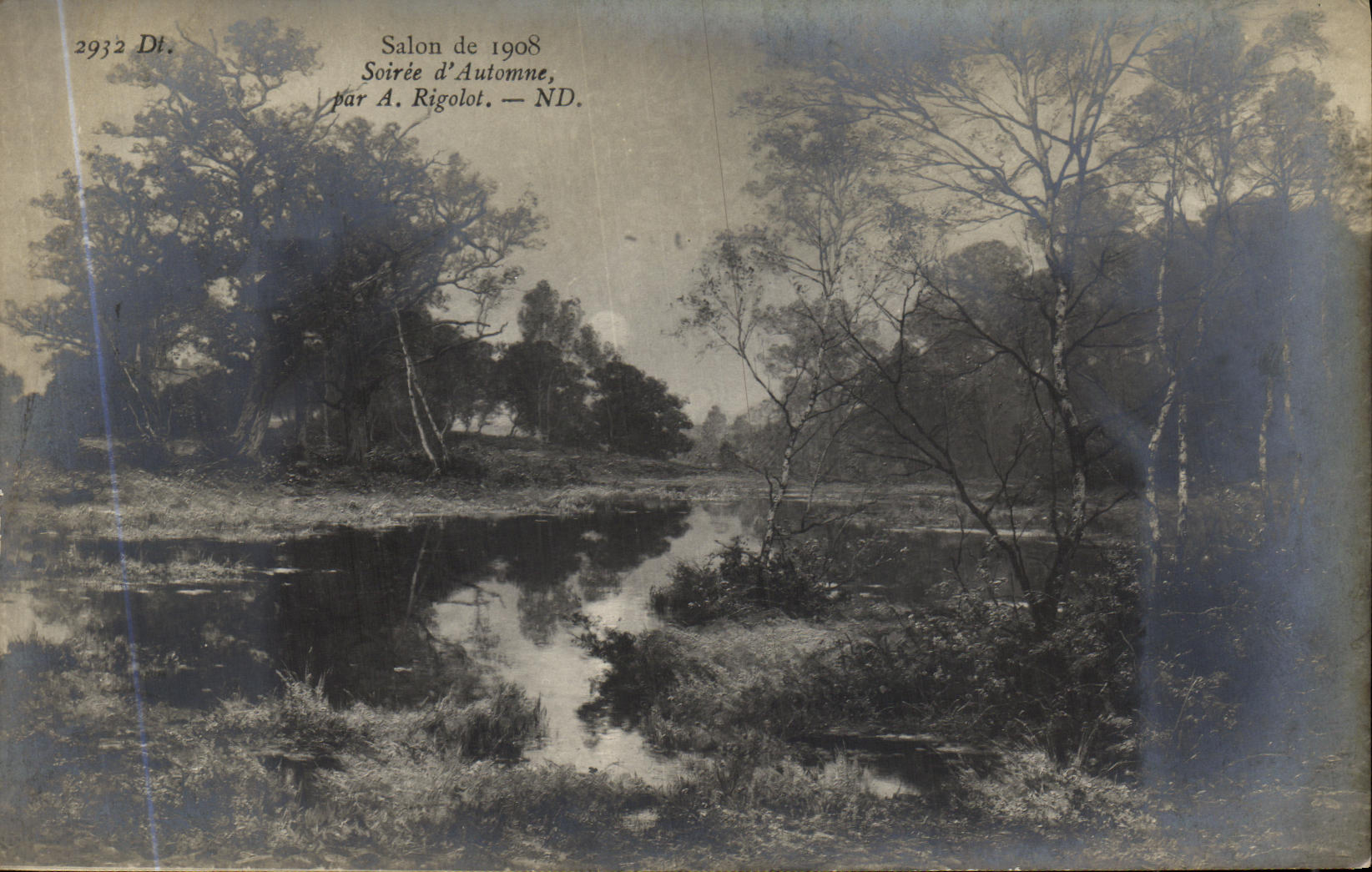 Soirée d'Automne — Salon de 1908 — par A. Rigolot — ND.