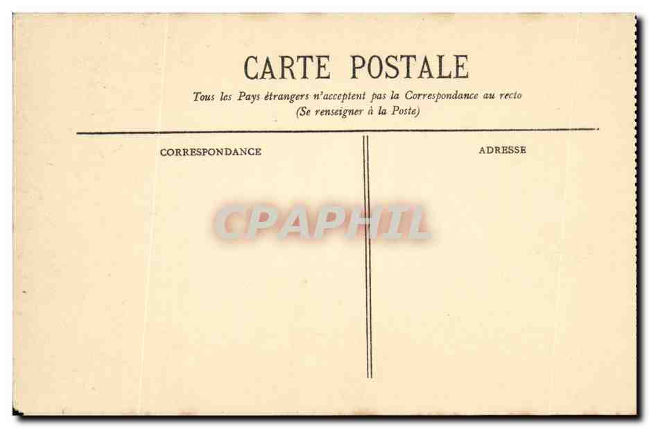 CPA Lourdes Station Jesus tombe pour la seconde fois — Verso