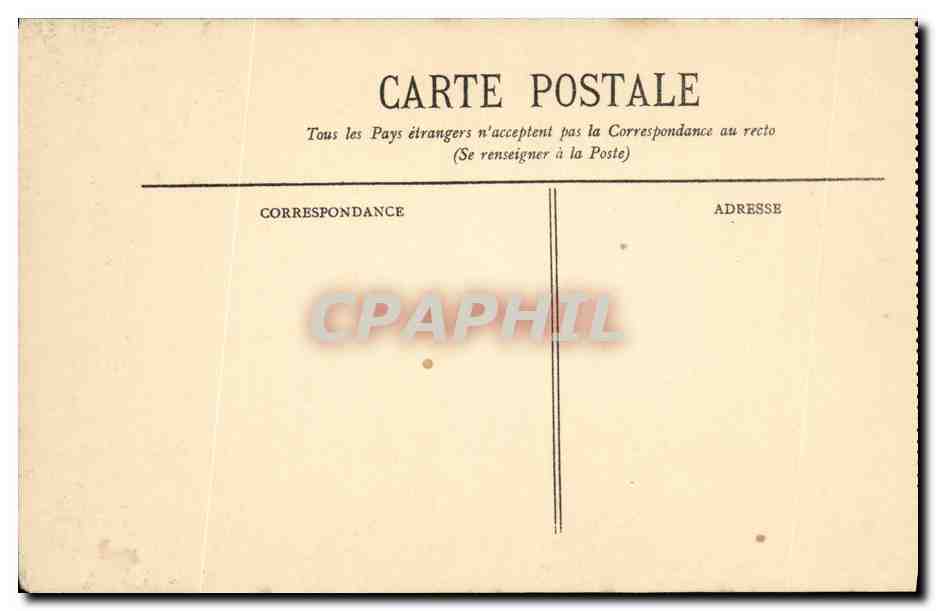 CPA Lourdes Station Jesus tombe pour la troisieme fois — Verso
