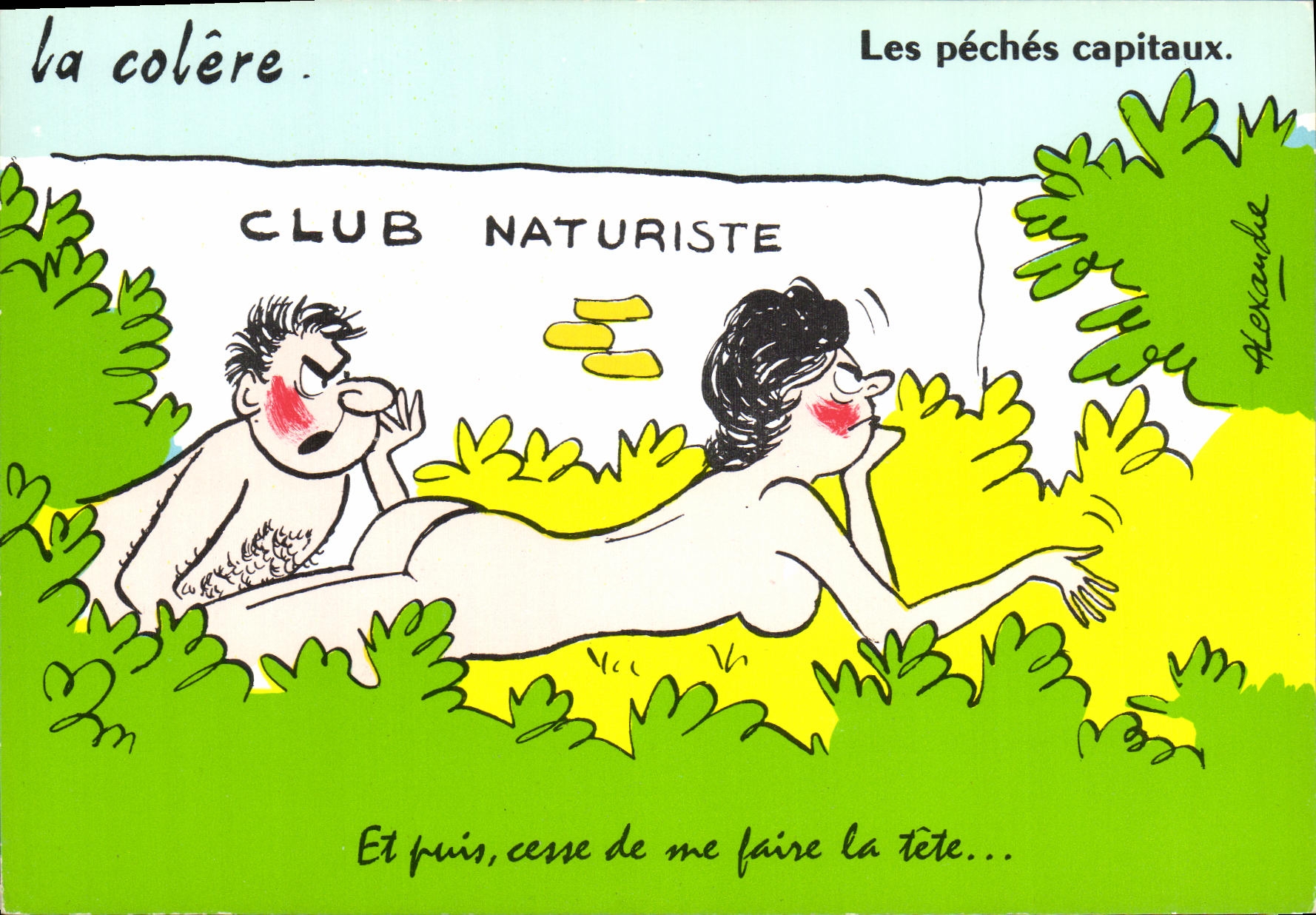 The Anger — The Seven Deadly Sins — Club Naturiste, Alexandre
