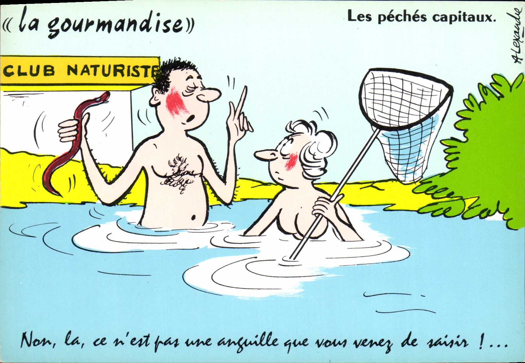 Les péchés capitaux — La gourmandise — Alexandre — Club Naturiste