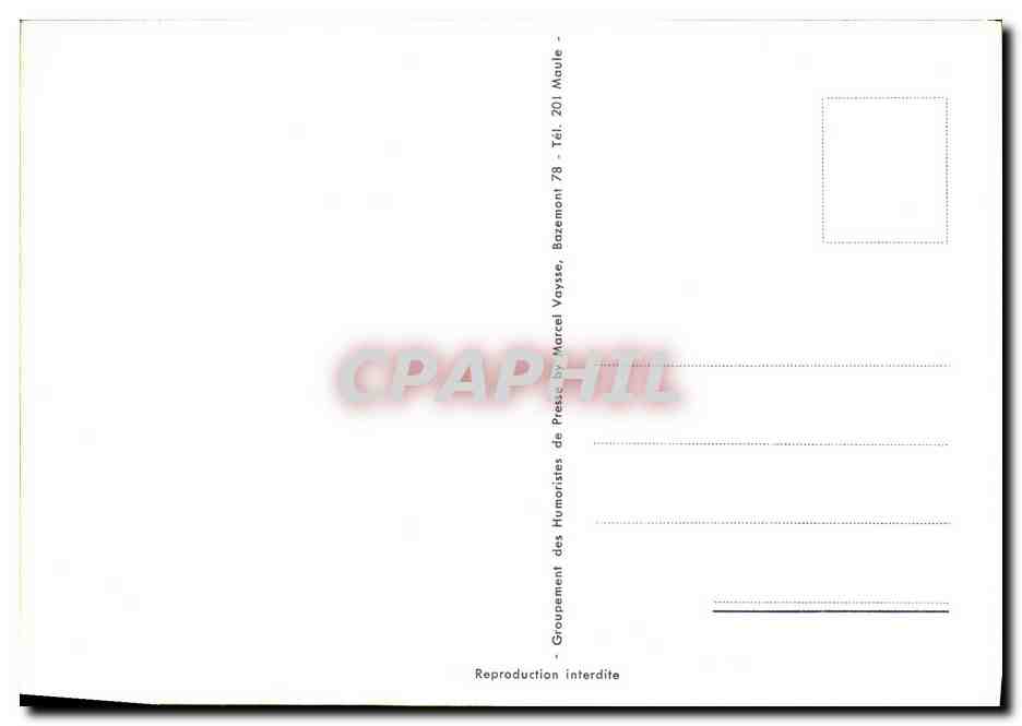 CPM Vertes Campagnes — Verso