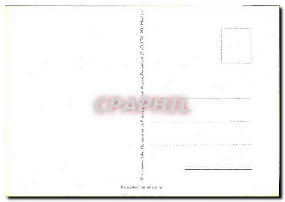 CPM Vieilles dames Alexandre Chien — Back