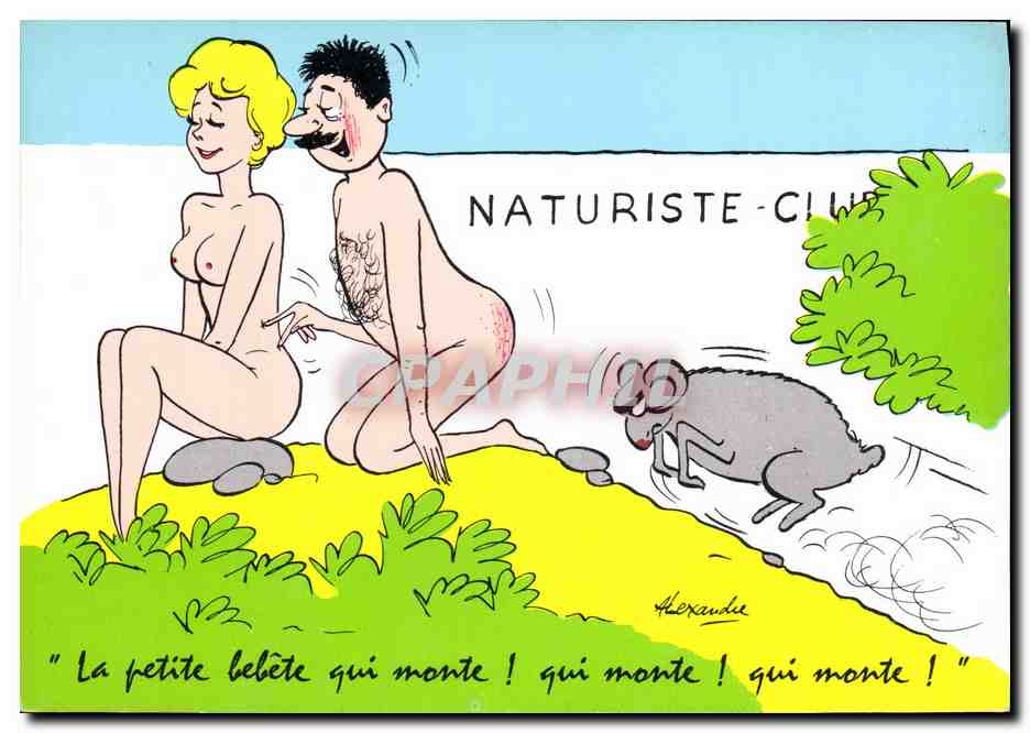 CPM Naturiste Club Bouc Chevre 