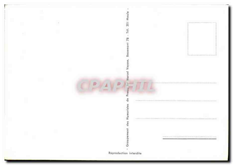 CPM Naturiste Club Bouc Chevre  — Back