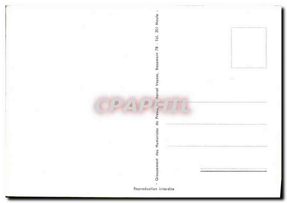 CPM Club Naturiste Salsifis — Rückseite