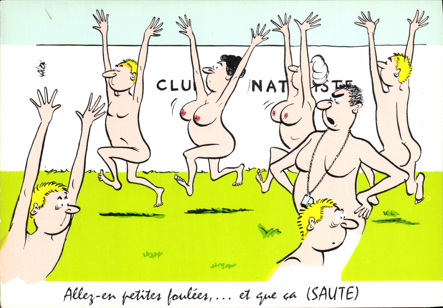 CPM Club Naturiste Saute