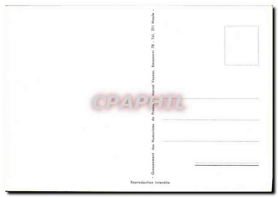 CPM Club Naturiste Saute — Verso