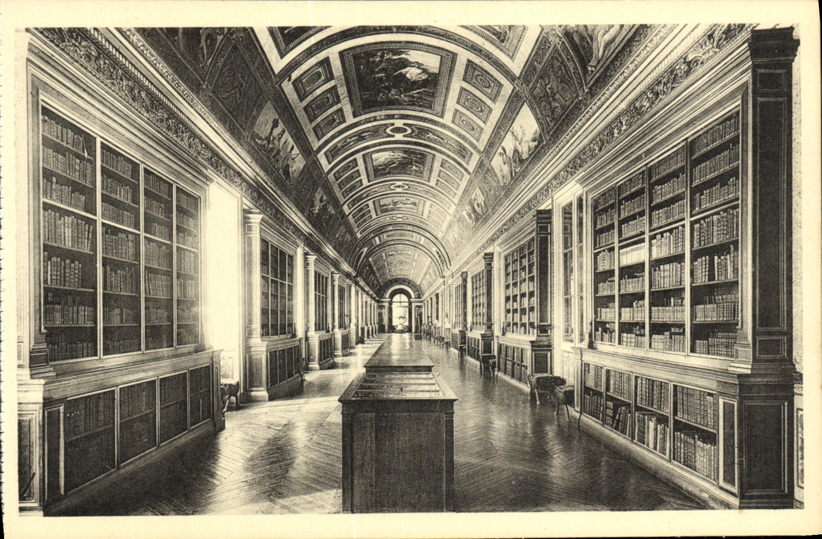 Castello di Fontainebleau — Galleria di Diane o Biblioteca — Edizione dei Musei Nazionali n°14