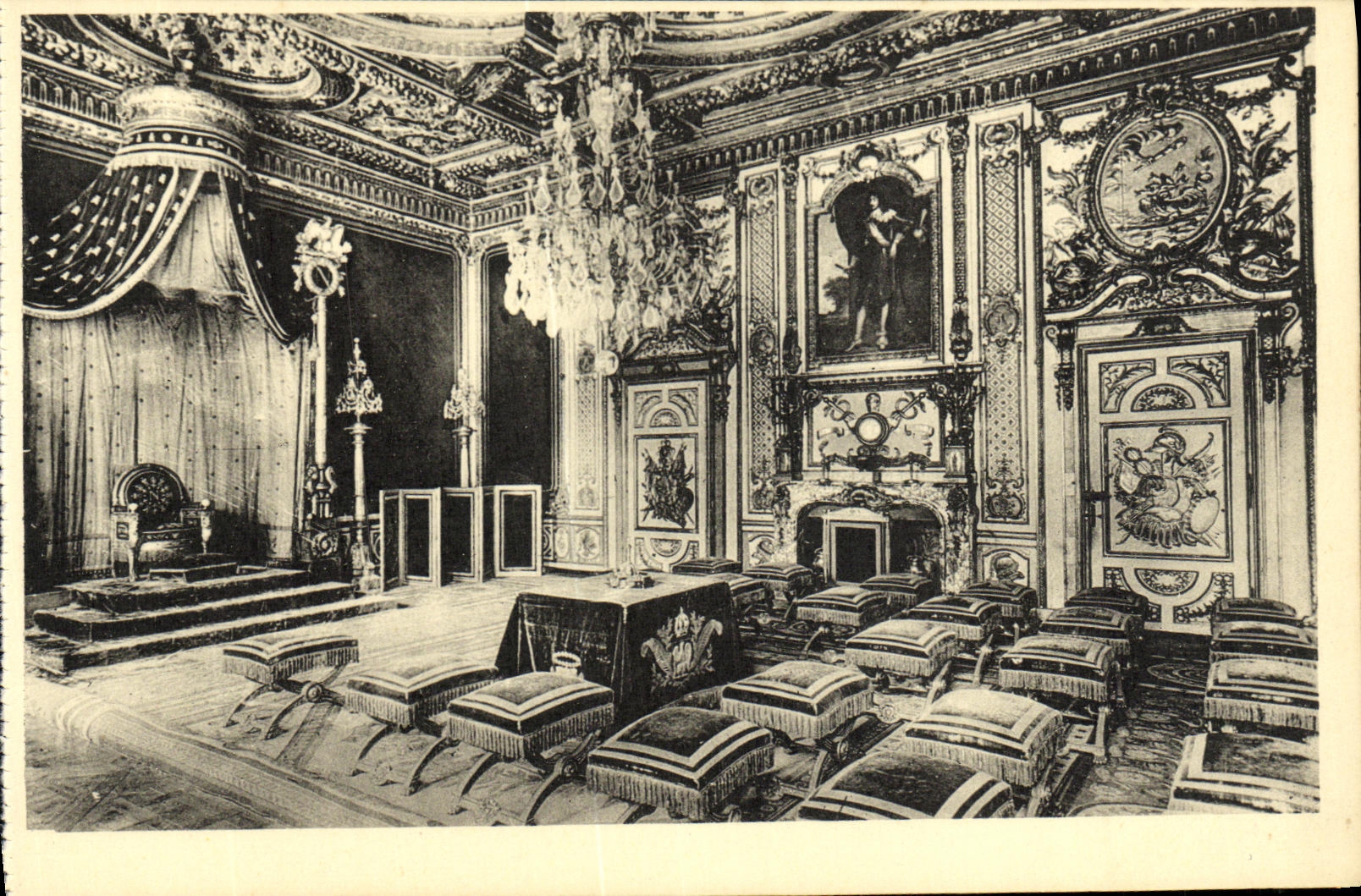 Château de Fontainebleau — Salle du Trône — Édition des Musées Nationaux n°9