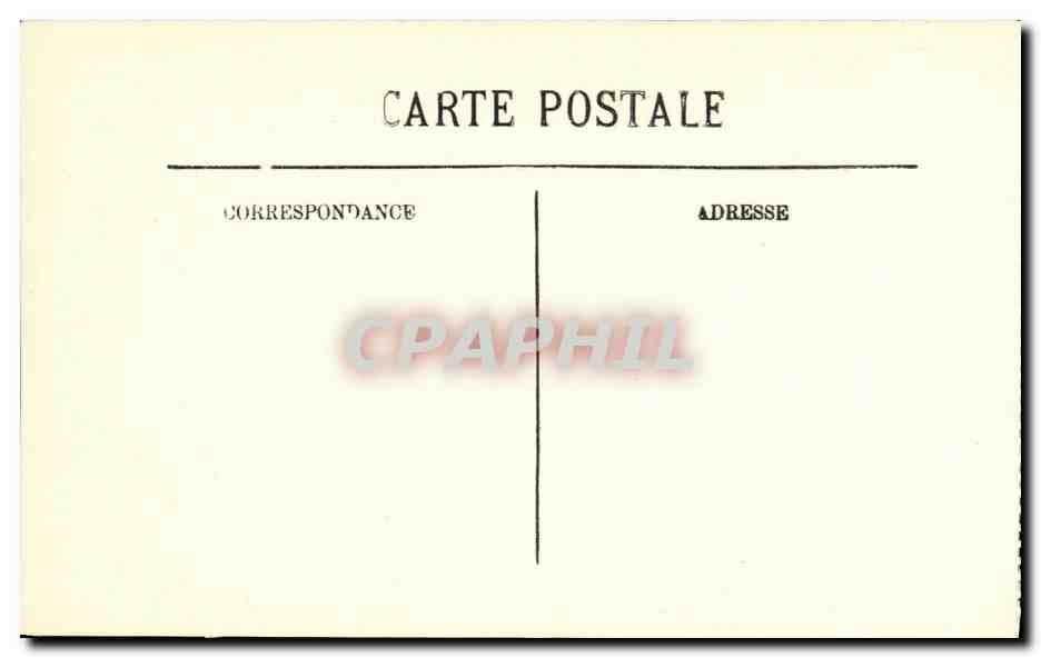 CPA Dieppe Le Chateau et la Ville — Rückseite