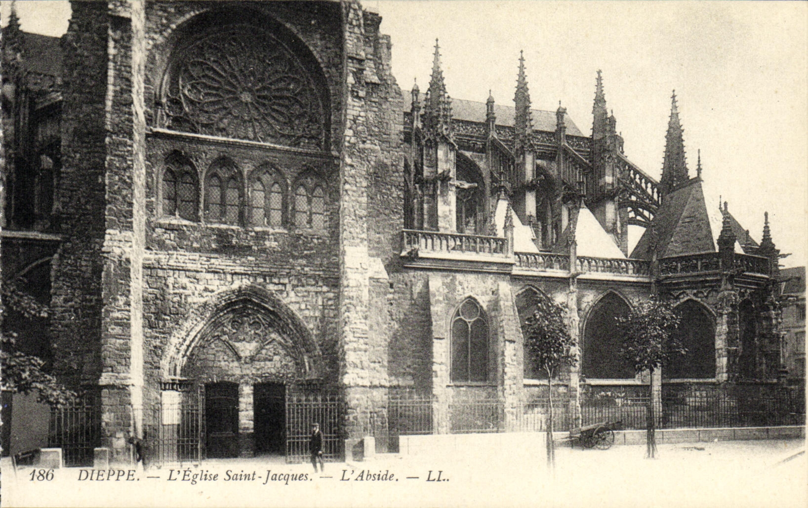 CPA Dieppe L Eglise Saint Jacques L Abside