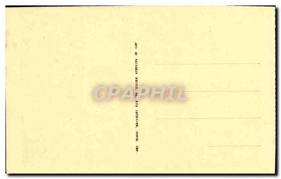 CPA Bourges Hotel Lallemant Entree de la Voute — Back