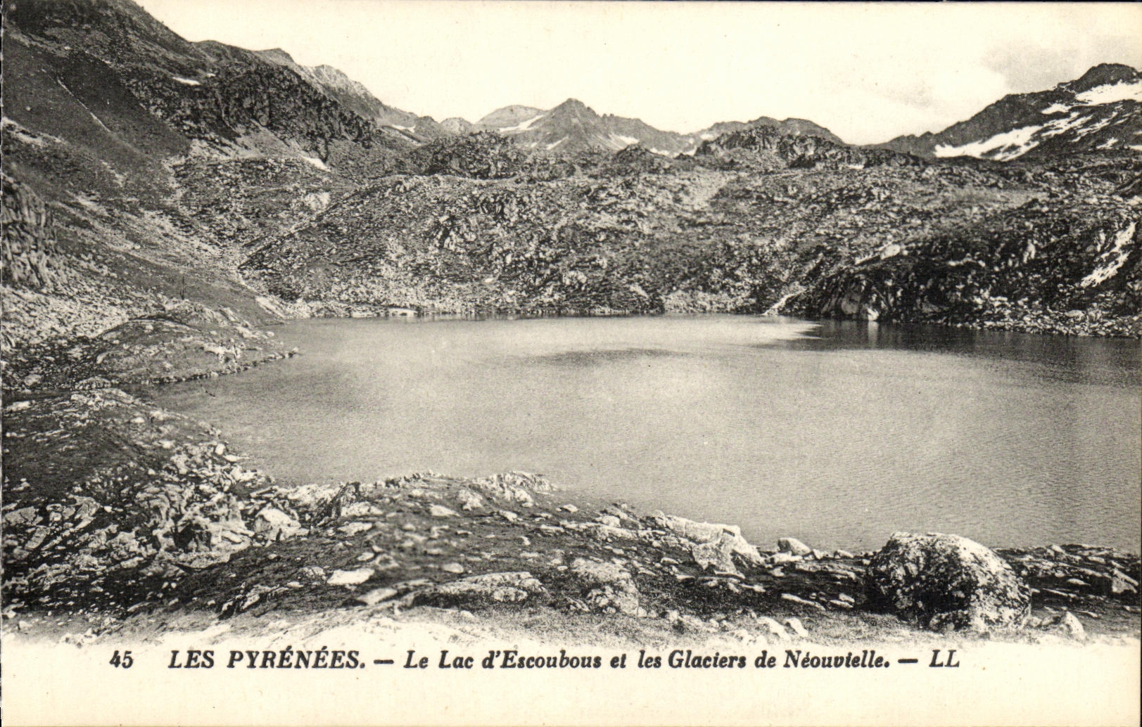 Les Pyrénées — Le Lac d'Escoubous et les Glaciers de Néouvielle — LL